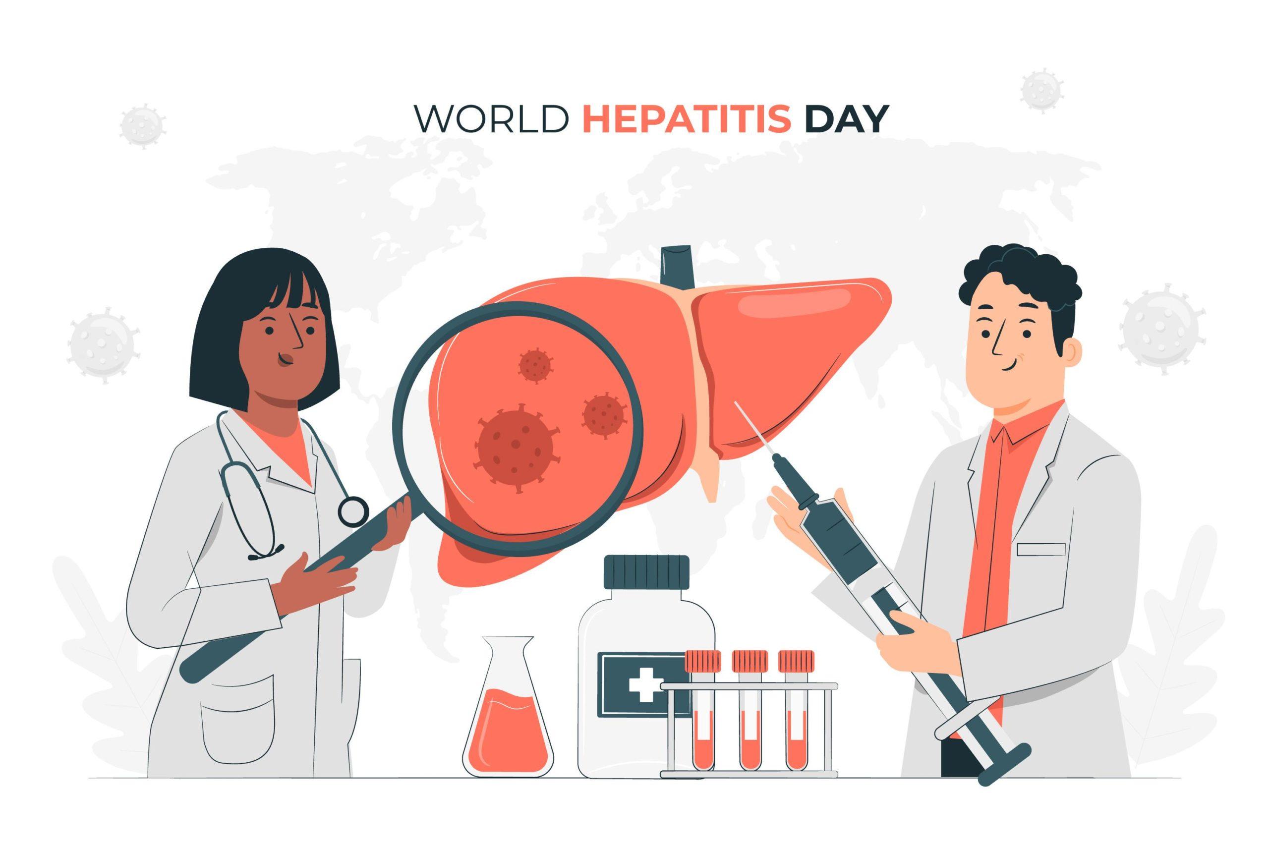 ilustrasi hari hepatitis dunia (Freepik)