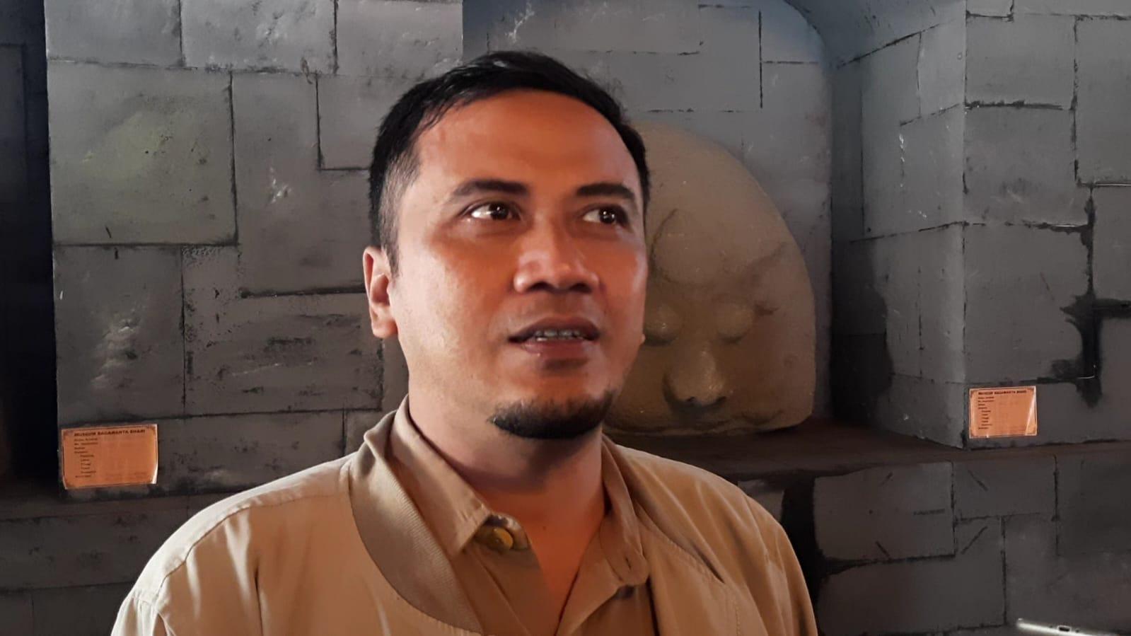 Kepala Bidang Sejarah Purbakala Dinas Budaya dan Pariwisata (Disbudpar) Kabupaten Kediri Eko Priyanto (Anis/Metara)