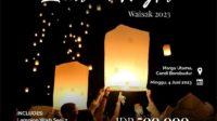 poster festival lampion waisak di borobudur 2023 (ig: borobudurpark)