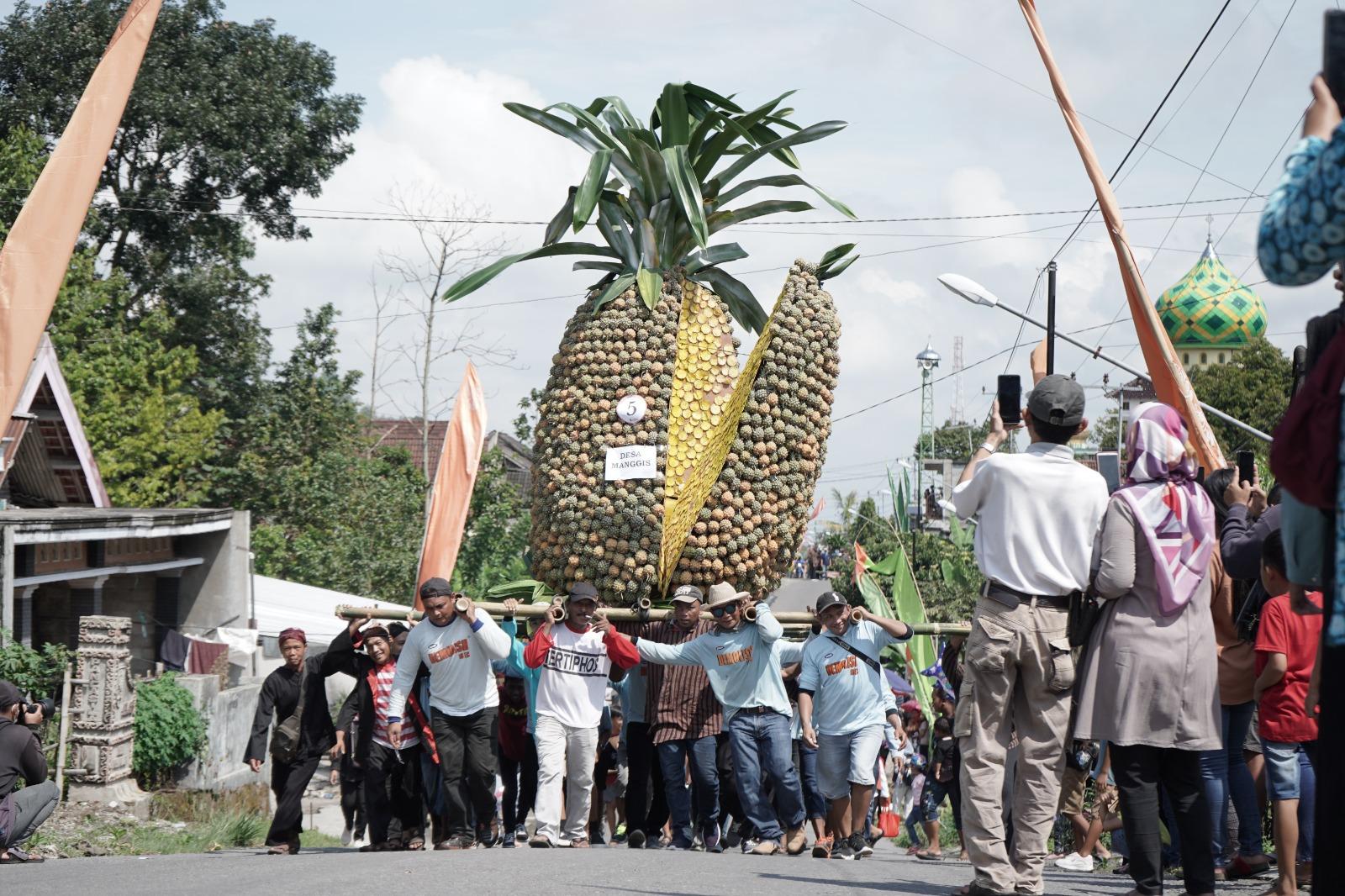 Pineaplle Festival di Kediri yang di gelar hari ini (Kominfo Kabupaten Kediri)