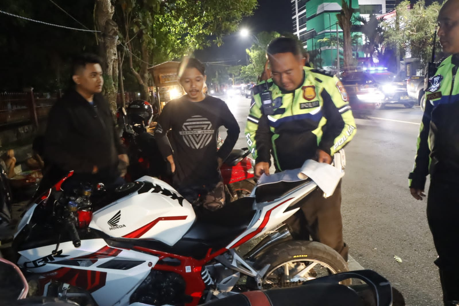 Razia yang dilakukan Polres Jombang (Istimewa)