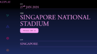 tangkapan layar presale tiket coldplay singapore (coldplay.com)