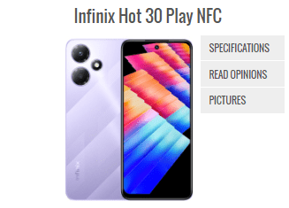 infinix hot 30 play (gsmarena)