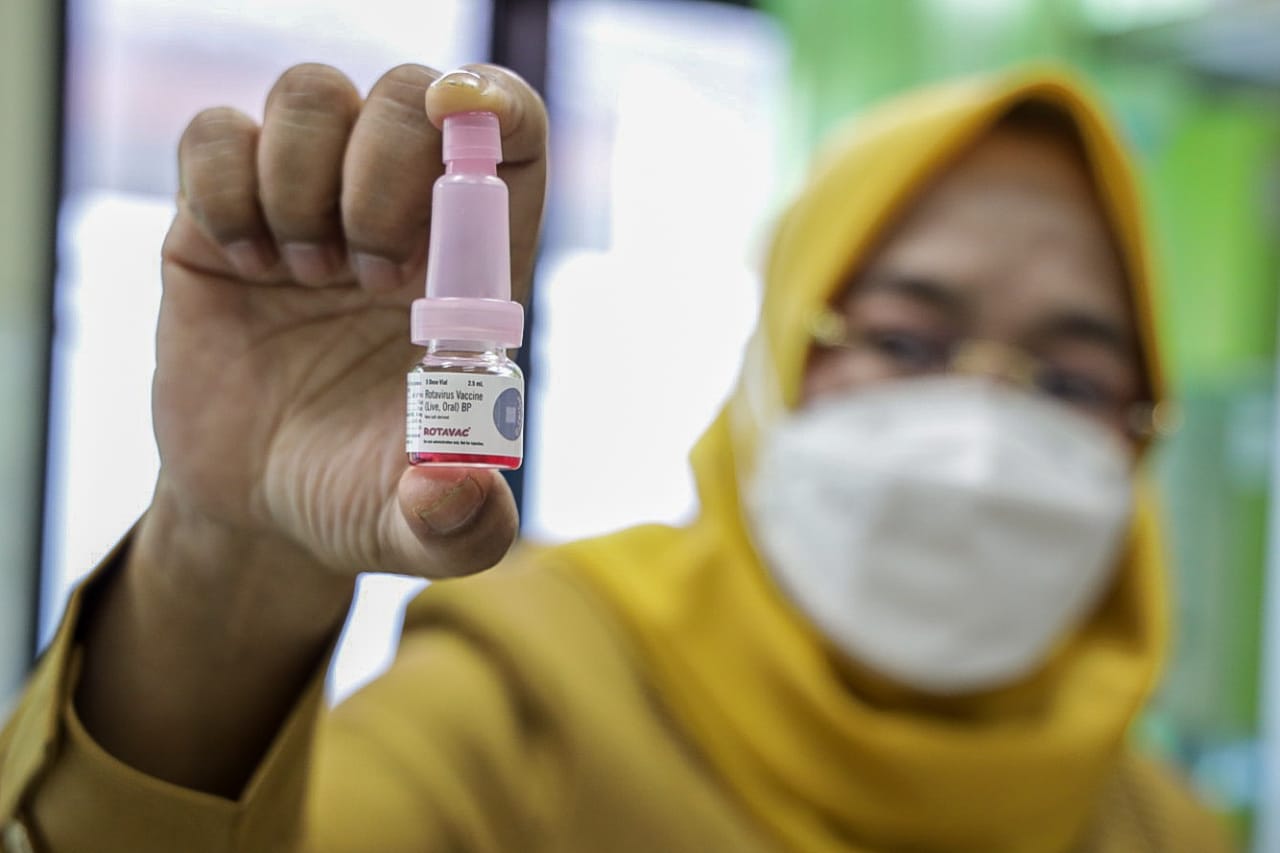 Vaksin Rotavirus Dinkes Kota Kediri (Humas Pemerintah Kota Kediri)