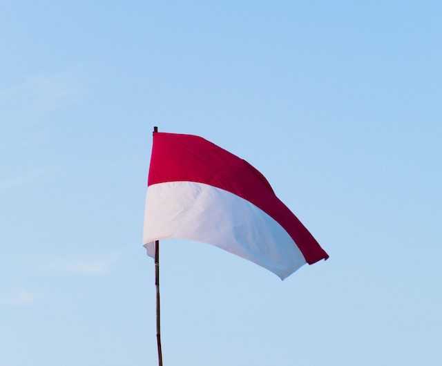 ilustrasi bendera merah putih Indonesia (unsplash)