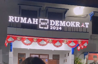 Kantor Demokrat Jawa Timur, Jalan Raya Jemursari Surabaya (instagram)