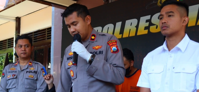 Wakapolres Malang Kompol Wisnu S Kuncoro di Mapolres Malang, Jawa Timur, Sabtu (9/9/2023) ( polresmalang)