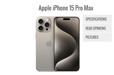 iphone 15 pro max (gsmarena)