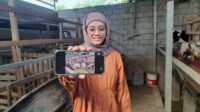 Penjual kambing yang memanfaatkan Melia Sosial untuk berjualan (Anis Firmansyah/Metara)