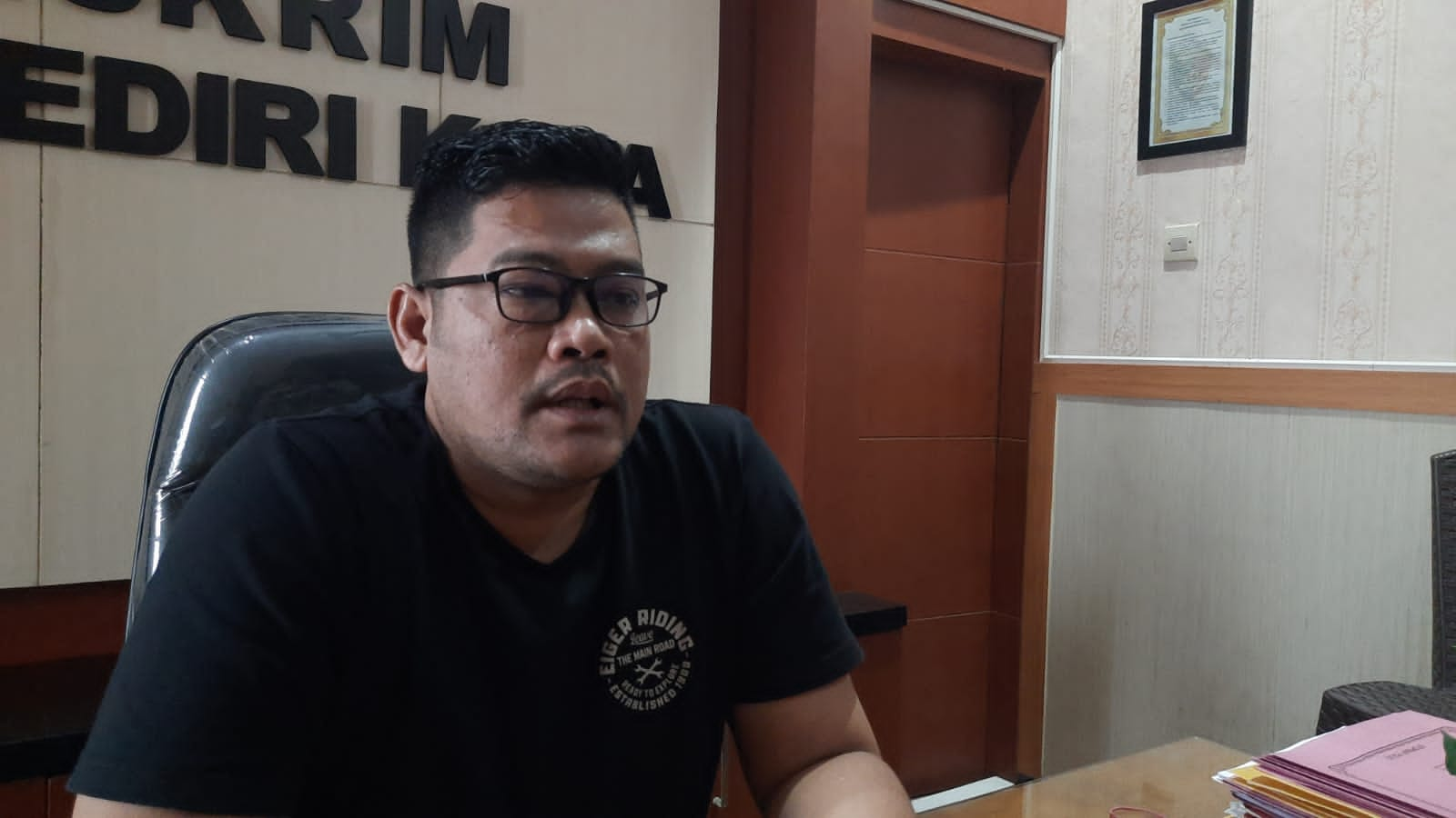 Foto: Kasatreskrim Polres Kediri Kota Iptu M Fathur Rozikin. (Anis/metaranews)