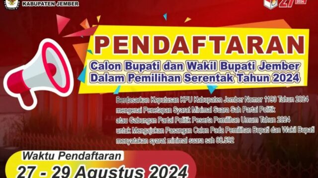 Calon Bupati dan Wakil Bupati Jember