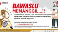 Pendaftaran PTPS Pilkada 2024