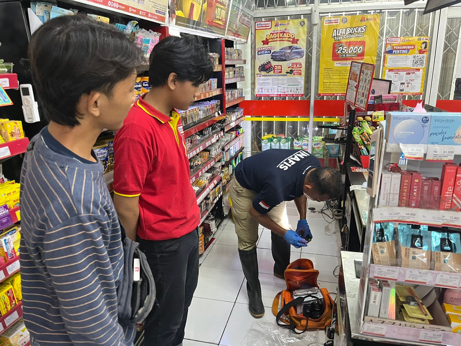 Perampokan Minimarket Kediri