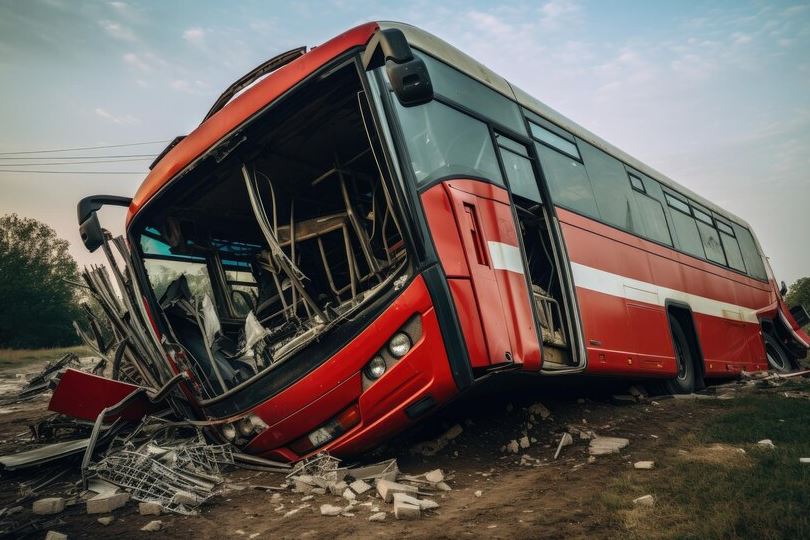 Kecelakaan Bus di Tol Pandaan Malang