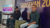 Foto: Persik Kediri menggelar sarasehan bersama para suporter dan awak media di Persik Store Jalan PK Bangsa, Kota Kediri, Sabtu (15/2/2025). (Anis/metaranews)