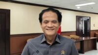 Ketua BK DPRD Kaltim, Subandi usai rapat internal BK di Ruang BK lantai 3 Gedung D DPRD Kaltim, Jumat (9/5/2025)