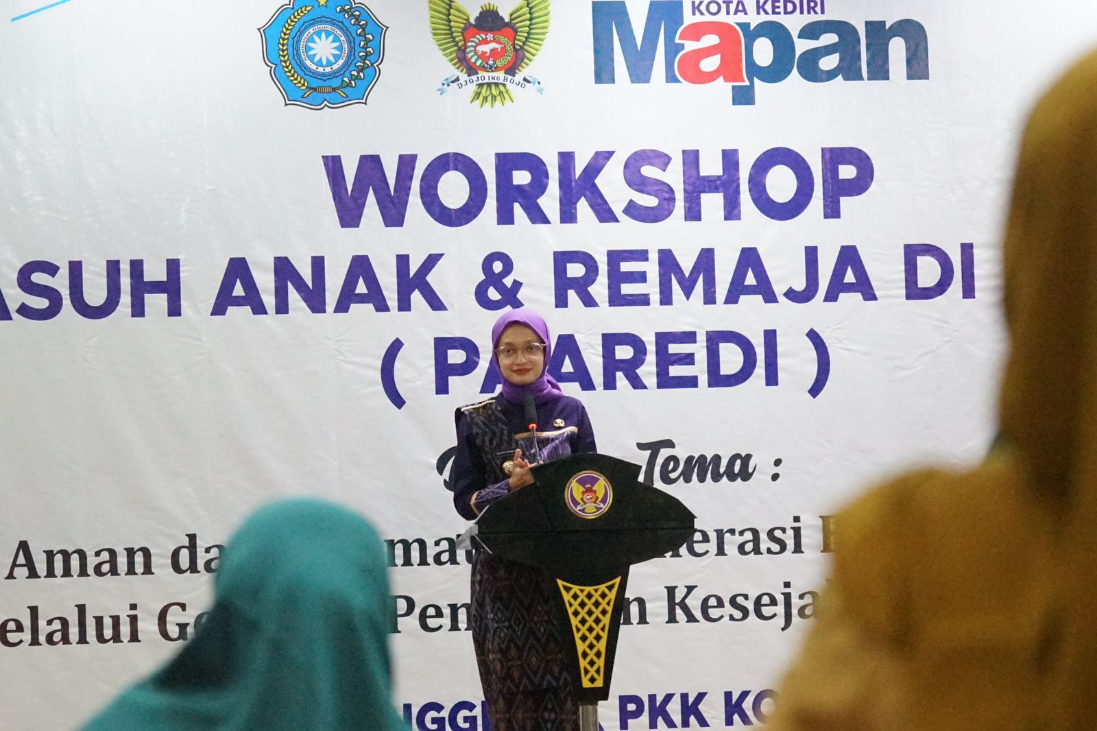 Wali Kota Kediri Mbak Vinanda saat menghafiri Workshop anak dan remaja (Dok. Pemkot Kediri)