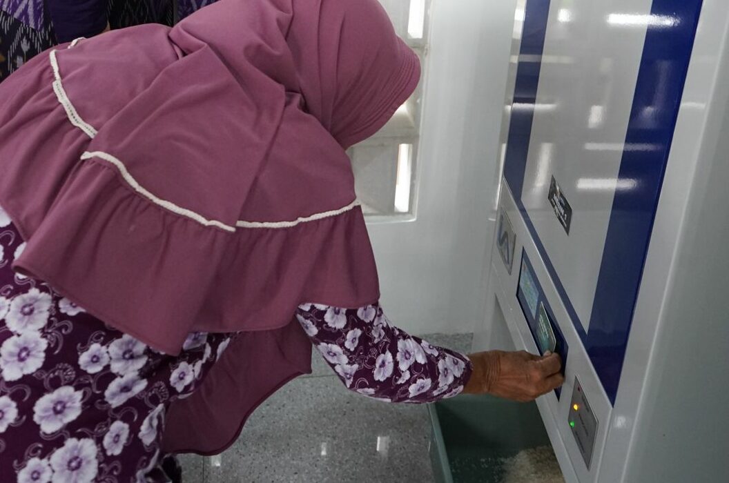 ATM Beras Mapan di salah satu kelurahan di Kota Kediri (Dokumen Pemkot Kediri)