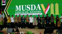 Foto bersama Pengurus LDII bersama para pejabat dalam Musyawarah Daerah DPD LDII Kabupaten Kediri (Istimewa)