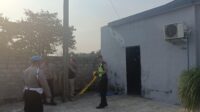 Olah TKP di salah satu Cafe di Kabupaten Kediri (istimewa)