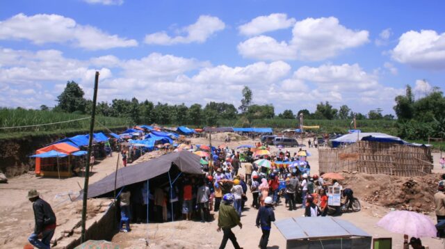 Penggalian di Situs Tondowongso, Kediri pada tahun 2007 silam (Foto: Imam Mubarok/Metaranews)