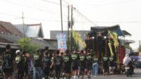 Caption : Pelaksanaan parade "Sound Horeg" di Desa Tunglur, Kecamatan Badas, Kabupaten Kediri, hingga ke akses utama jalan provinsi, Minggu (24/8/2025). Dock MNasrul/Metaranews.co.