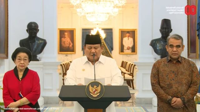 Pidato Presiden Prabowo hari ini Minggu (31/8/2025) sore (Youtub Sekrtetariat Presiden)