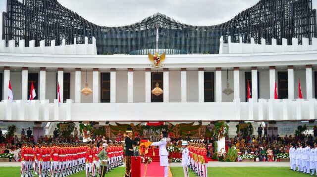 HUT Ke-79 Kemerdekaan RI di halaman Istana Negara, IKN
