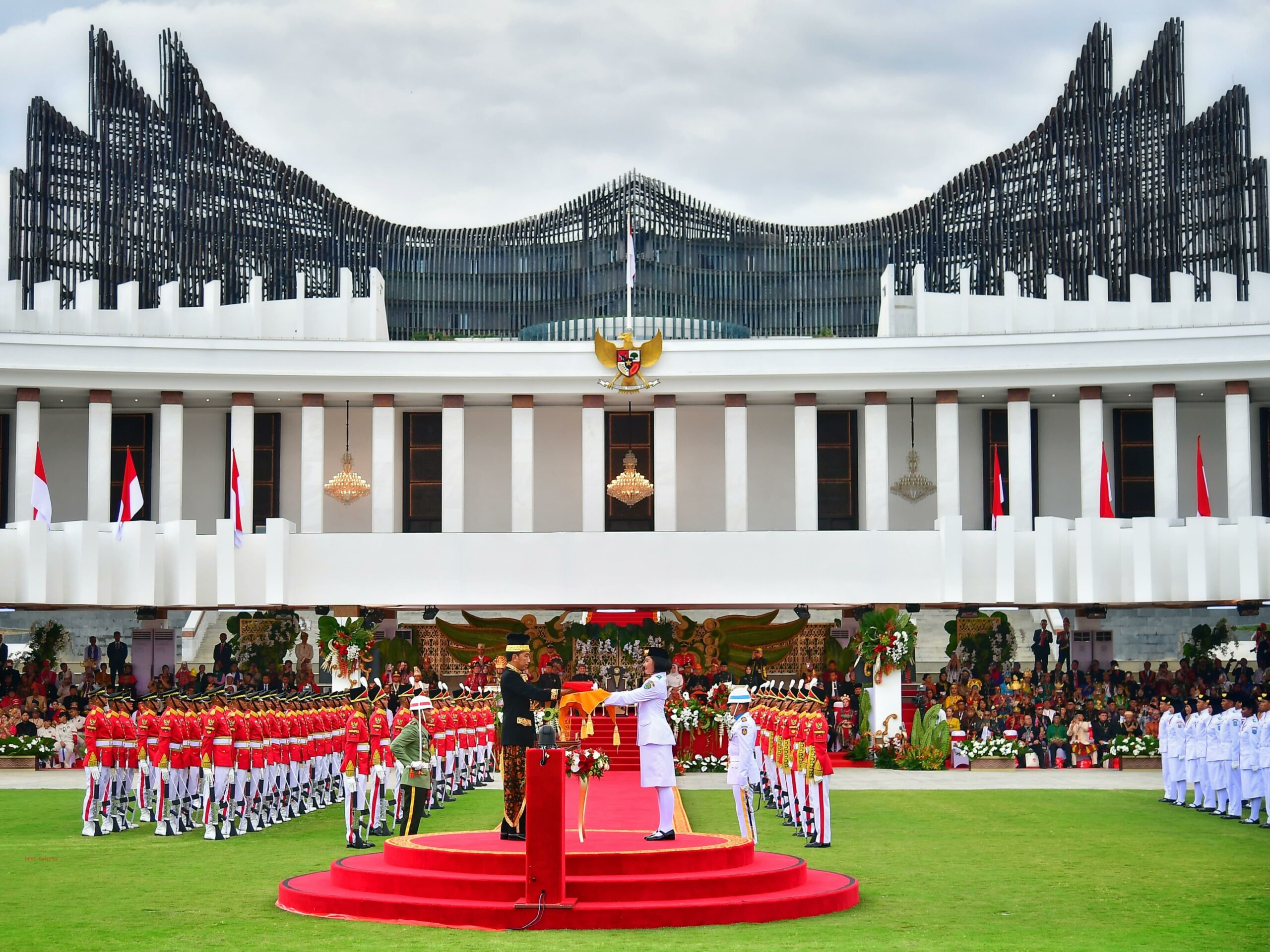 HUT Ke-79 Kemerdekaan RI di halaman Istana Negara, IKN