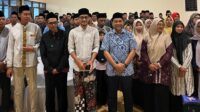 Reses Wakil Ketua Komisi D DPRD Jatim Khusnul Arif bersama pengurus Ansor Kabupaten Kediri (David)