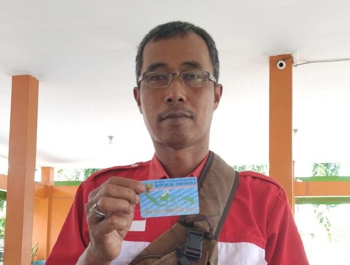 Sunarto, salah seorang peserta PBPU. (Foto: Humas BPJS Kesehatan Cabang Jember)