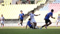 foto: Persik Kediri saat latihan dengan FC Jurong asal Singapura di Melaka-Malaysia (doc. Persik Kediri) foto: Persik Kediri saat latihan dengan FC Jurong asal Singapura di Melaka-Malaysia (doc. Persik Kediri)